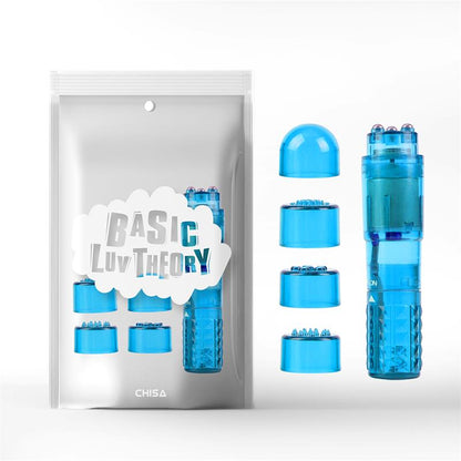 CHISA - MINI MASSAGER 3 HEADS BLUE