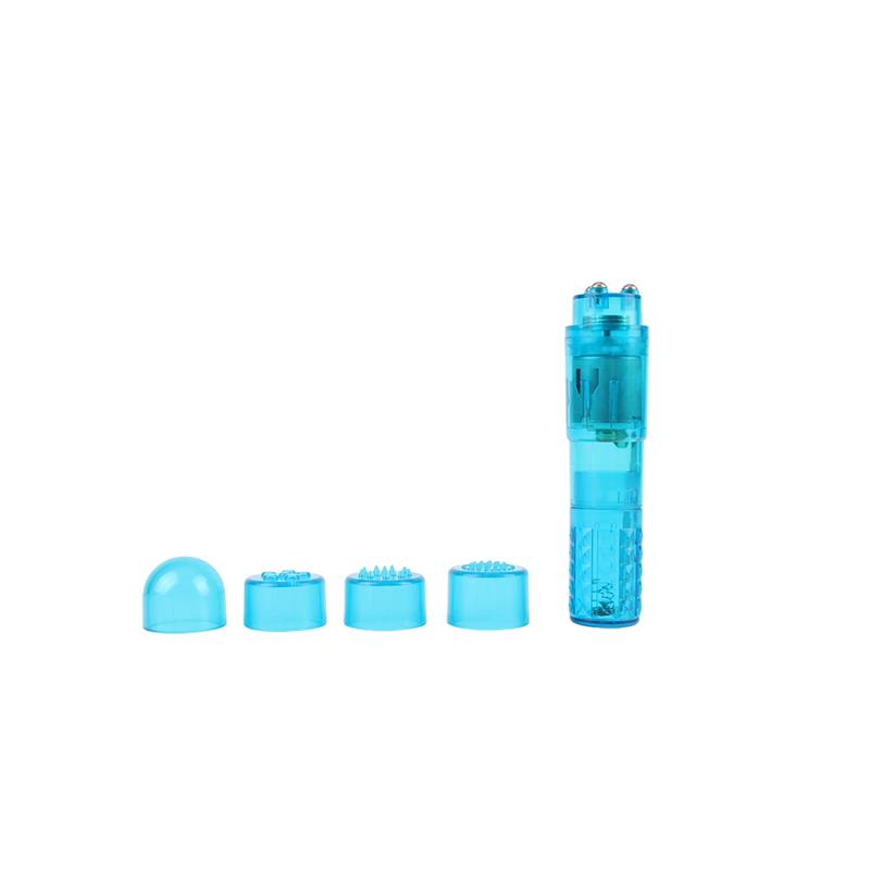 CHISA - MINI MASSAGER 3 HEADS BLUE