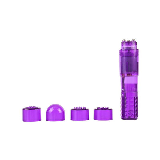CHISA - MINI MASSAGER 3 HEADS PURPLE