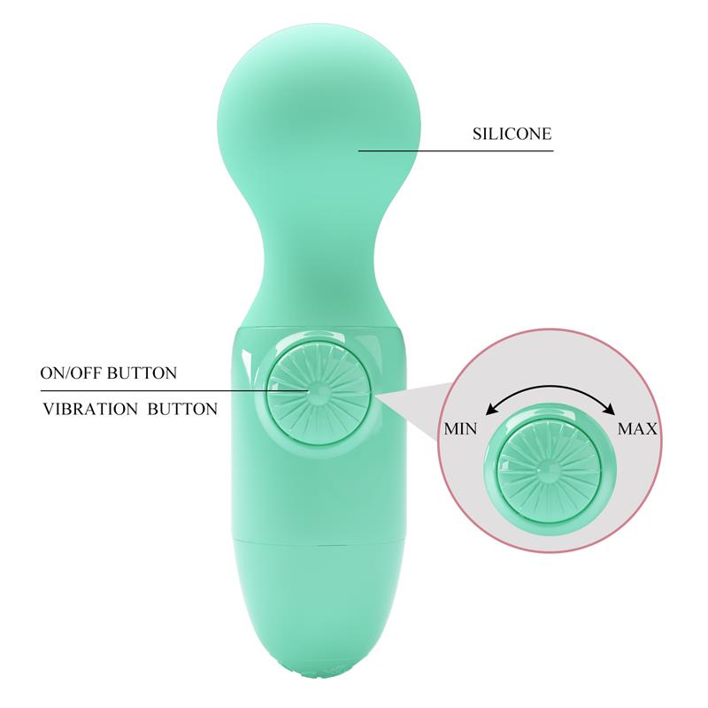PRETTYLOVE - MINI MASSAGER LITTLE CUTE GREEN