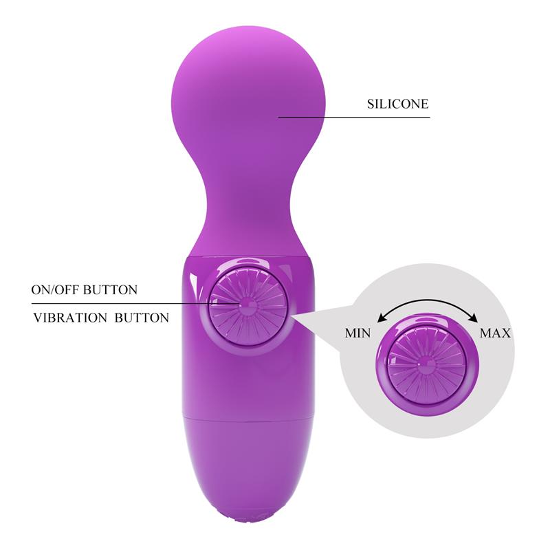 PRETTYLOVE - MINI MASSAGER LITTLE CUTE PURPLE