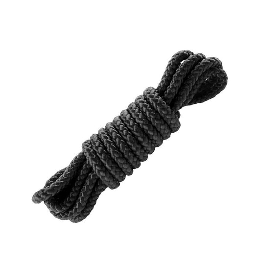 FETISH FANTASY SERIES - MINI SILK ROPE BLACK