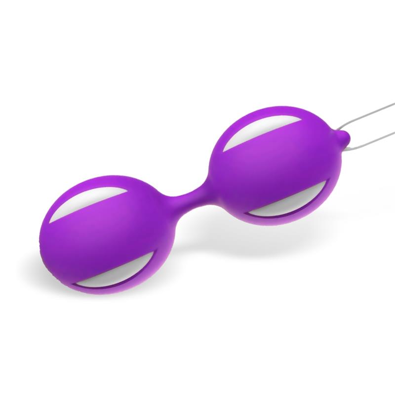 LATETOBED - MISHA DOUBLE KEGEL BALLS SILICONE PURPLE