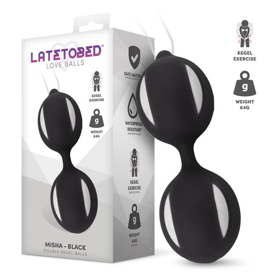 LATETOBED - BOLAS DE KEGEL DOBLES MISHA CON PESO INTERNO