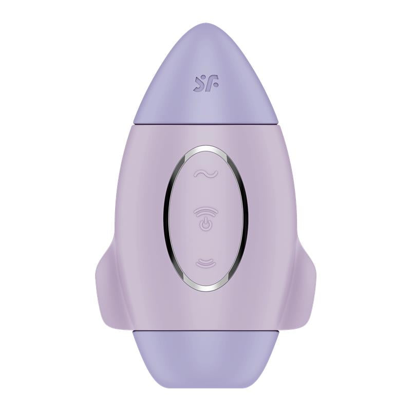 SATISFYER - MISSION CONTROL CLIT SUCKER AND VIBRATOR VIOLET