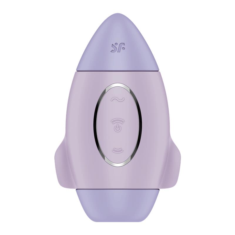 SATISFYER - MISSION CONTROL CLIT SUCKER AND VIBRATOR VIOLET