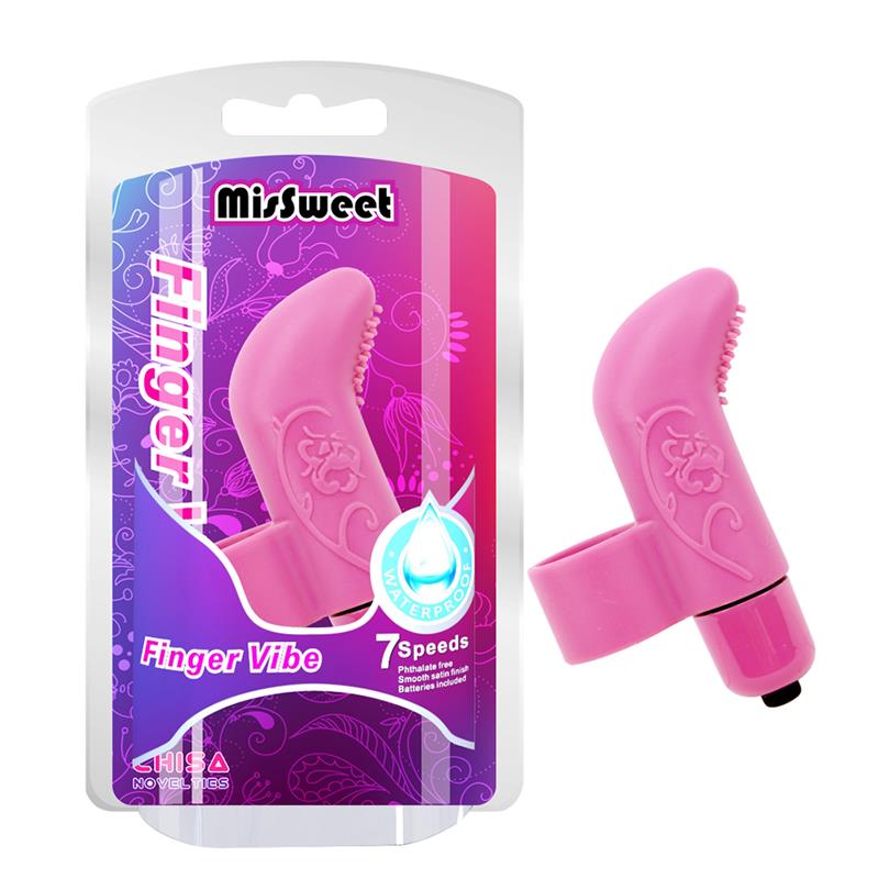 CHISA - MISSWEET STIMULATOR 7.6 CM X 2.2 CM SILICONE PINK