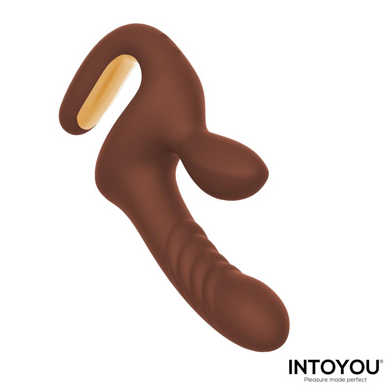 INTOYOU - MOCCA THRUSTING VIBRATOR WITH ERGONOMIC GRIP USB