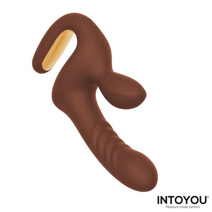 INTOYOU - MOCCA THRUSTING VIBRATOR WITH ERGONOMIC GRIP USB
