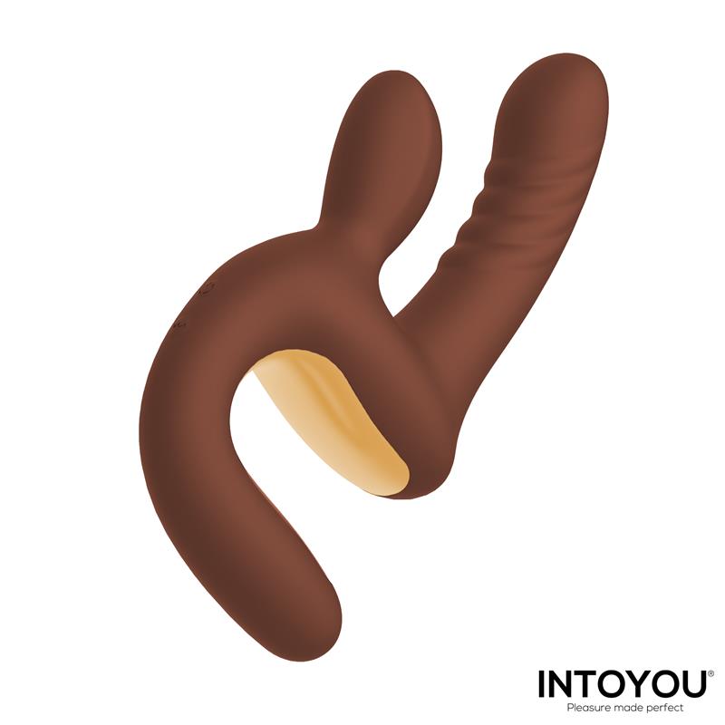 INTOYOU - MOCCA THRUSTING VIBRATOR WITH ERGONOMIC GRIP USB