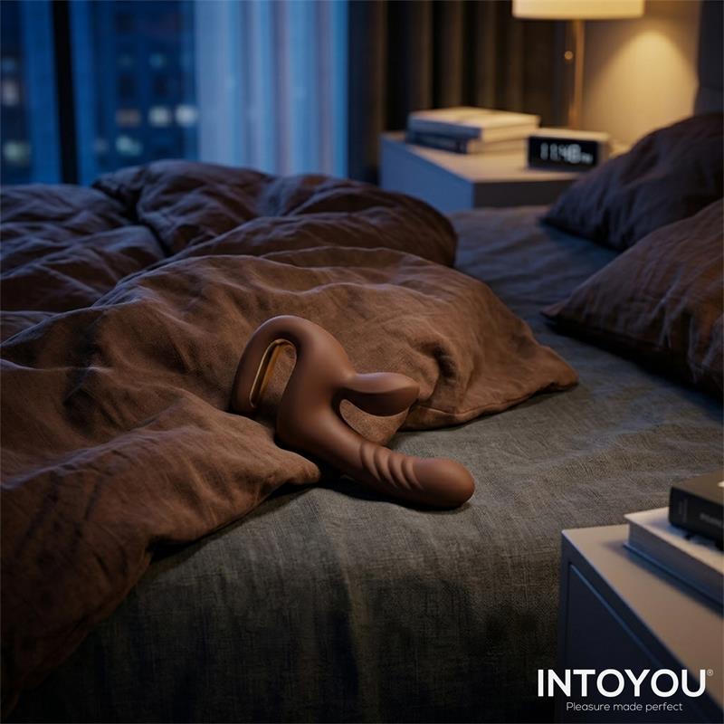 INTOYOU - MOCCA THRUSTING VIBRATOR WITH ERGONOMIC GRIP USB
