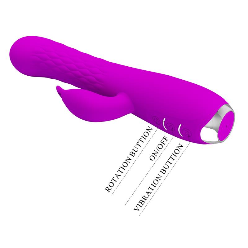 PRETTY LOVE - MOLLY VIBRATOR WITH RECHARGEABLE ROTATION