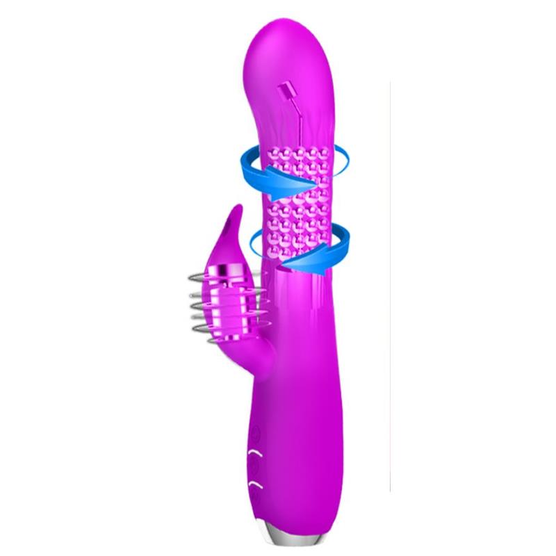 PRETTYLOVE - MOLLY VIBRATOR WITH ROTATING FUNCTION
