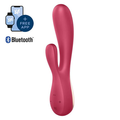SATISFYER - MONO FLEX VIBE WITH APP RED