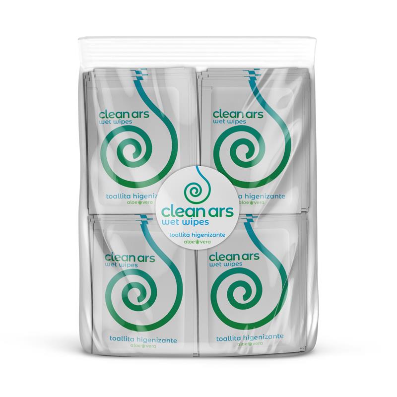 BODY ARS - MONODOSE HYGIENIC WIPES WITH ALOE VERA 100 UNITS