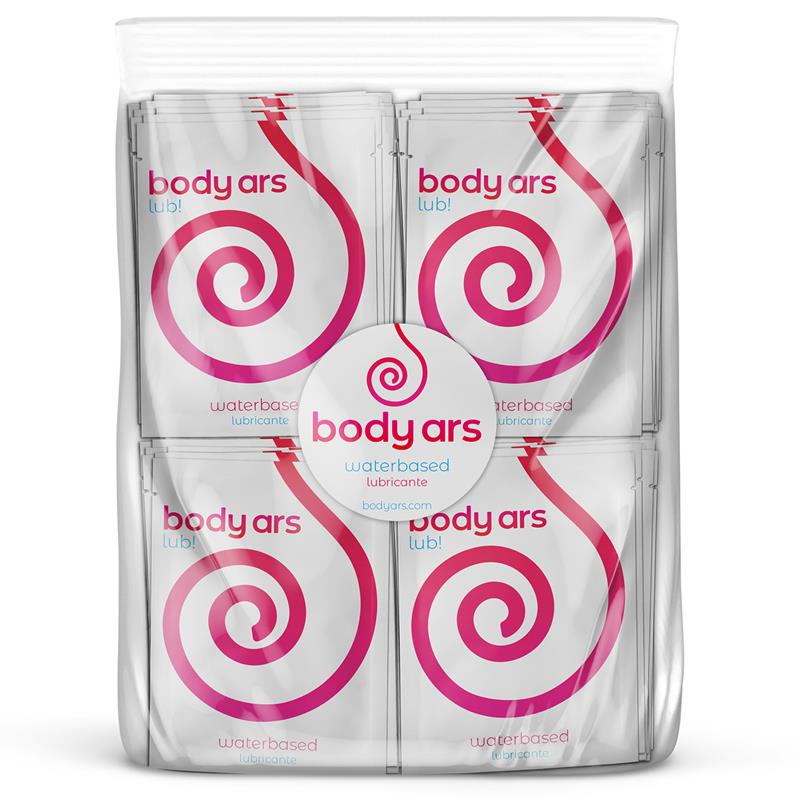 BODY ARS - MONODOSE LUBRICANT GEL WATER BASE NATURAL 100 X 4 ML
