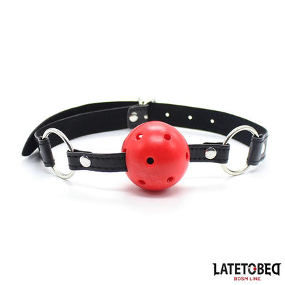 LATETOBED BDSM LINE - HOLLOW HARD BALL GAG