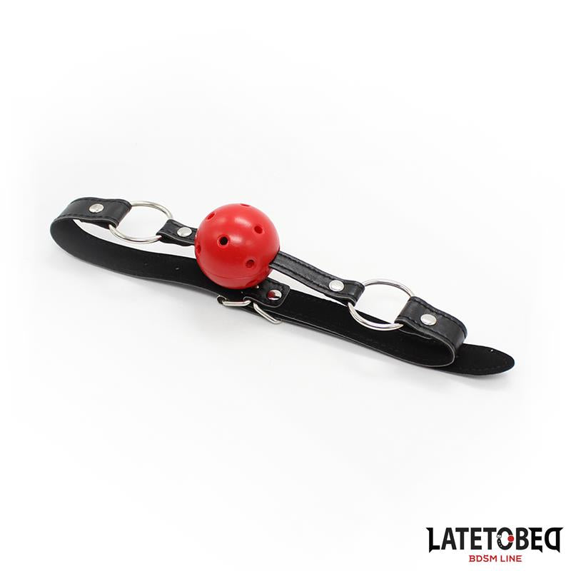 LATETOBED BDSM LINE - HOLLOW HARD BALL GAG