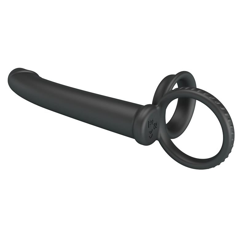 PRETTYLOVE - MOSES BUTT PLUG WITH COCK RING