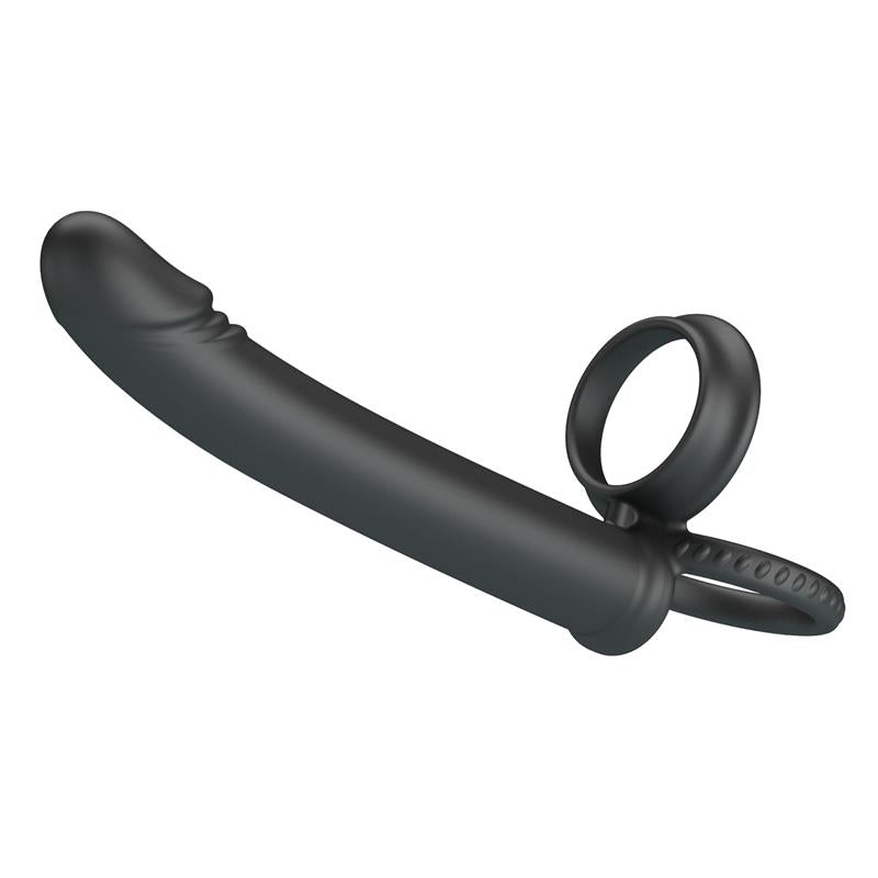 PRETTYLOVE - MOSES BUTT PLUG WITH COCK RING