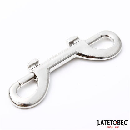 LATETOBED BDSM LINE - DOUBLE ENDED METAL SNAP HOOK