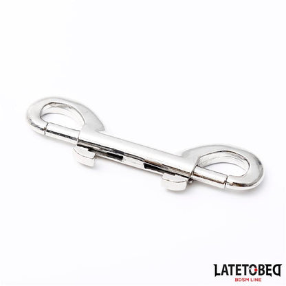 LATETOBED BDSM LINE - DOUBLE ENDED METAL SNAP HOOK