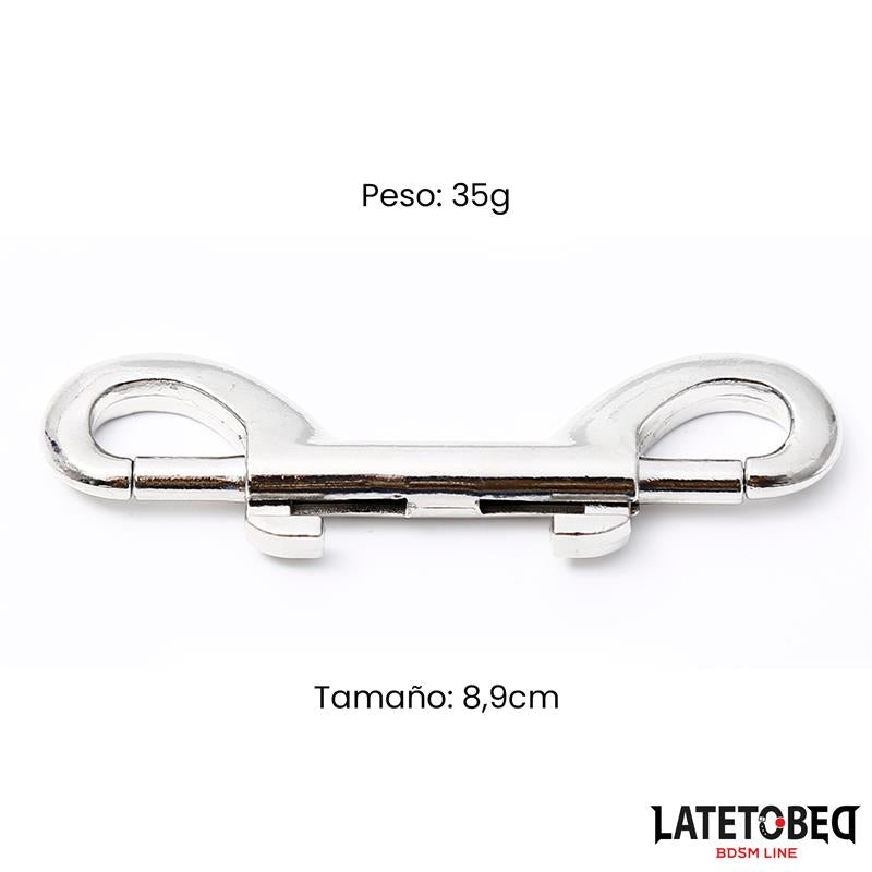 LATETOBED BDSM LINE - DOUBLE ENDED METAL SNAP HOOK