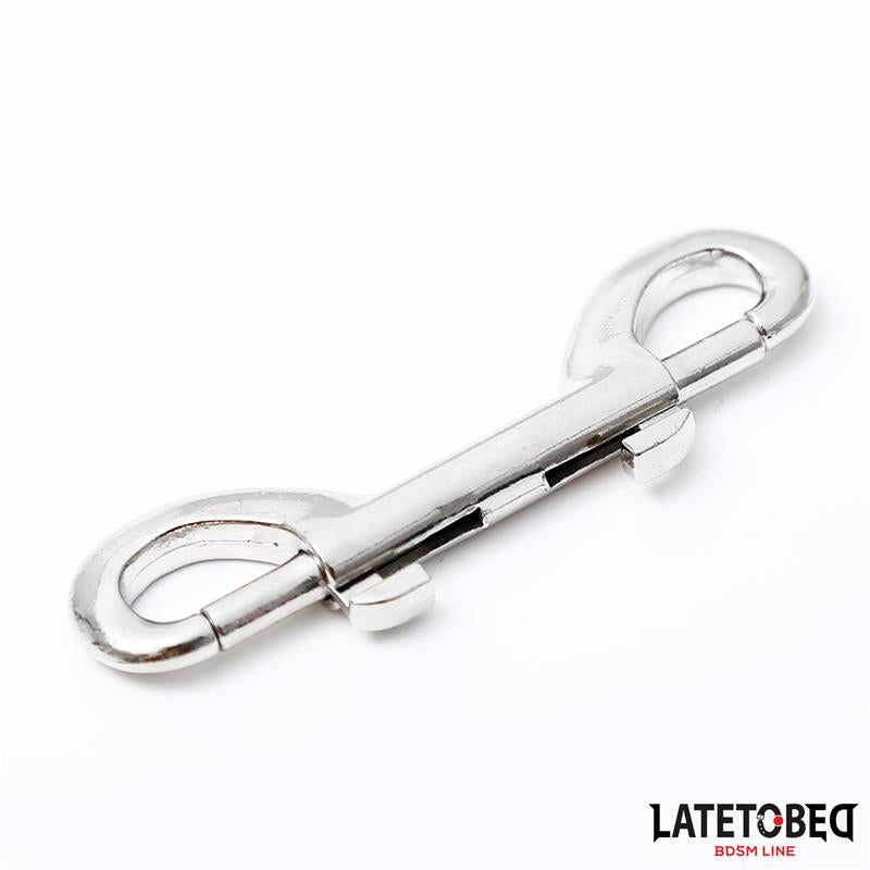 LATETOBED BDSM LINE - DOUBLE ENDED METAL SNAP HOOK
