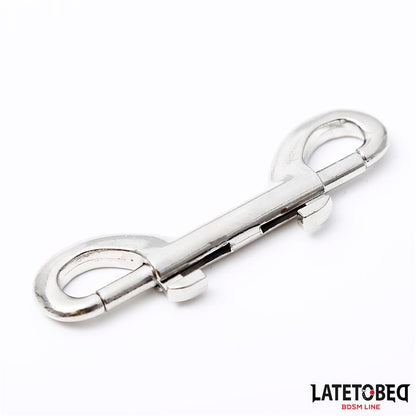 LATETOBED BDSM LINE - DOUBLE ENDED METAL SNAP HOOK