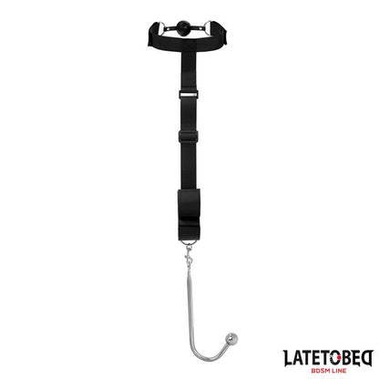 LATETOBED BDSM LINE - MOUTH GAG WITH CUFF AND ANAL HOOK