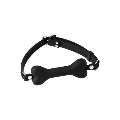 LATEX PLAY - MOUTHGAG WITH DOGBONE BLACK