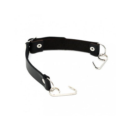 BONDAGE PLAY - MOUTHGAG WITH SMILE HOOKS-ADJUSTABLE