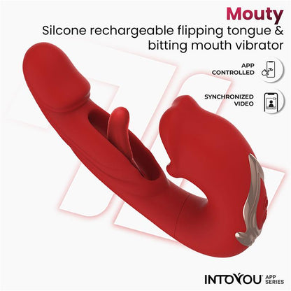 INTOYOU APP SERIES - MOUTY VIBE WITH BITING AND FLIPPING WITH APP