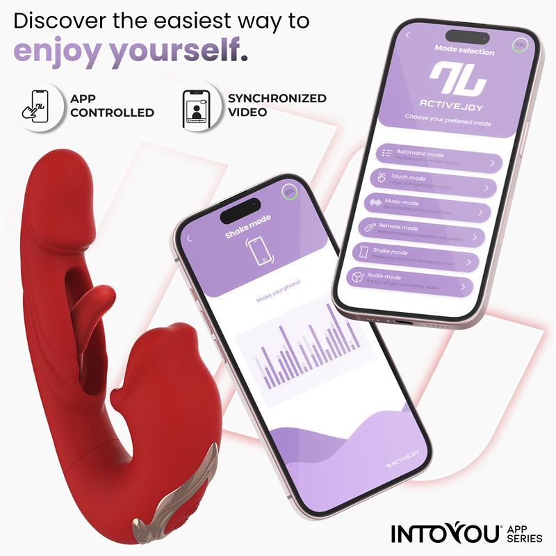 INTOYOU APP SERIES - MOUTY VIBE WITH BITING AND FLIPPING WITH APP