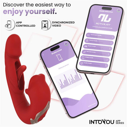 INTOYOU APP SERIES - MOUTY VIBE WITH BITING AND FLIPPING WITH APP