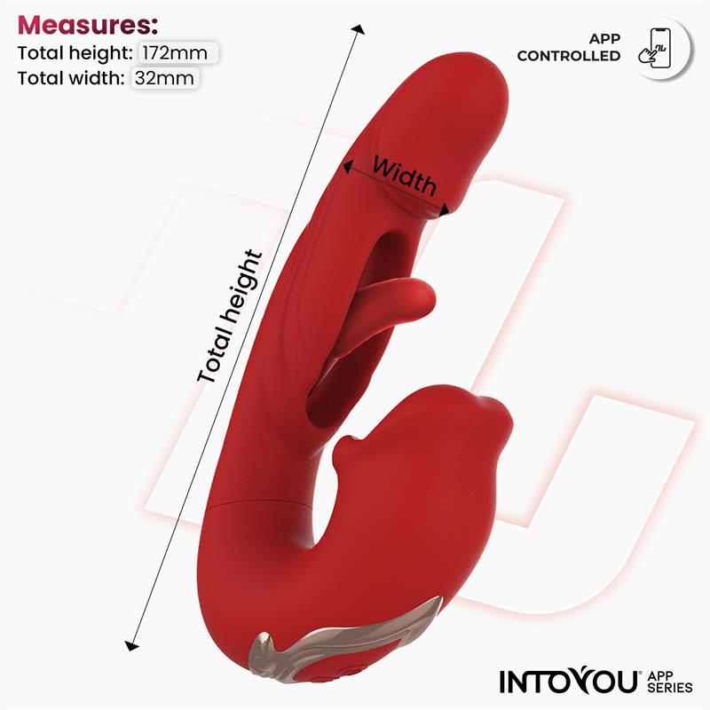 INTOYOU APP SERIES - MOUTY VIBE WITH BITING AND FLIPPING WITH APP