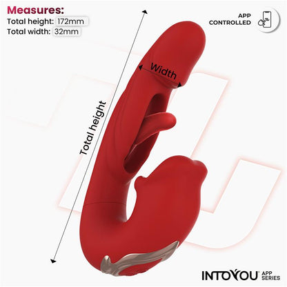 INTOYOU APP SERIES - MOUTY VIBE WITH BITING AND FLIPPING WITH APP
