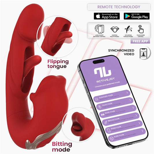 INTOYOU APP SERIES - MOUTY VIBE WITH BITING AND FLIPPING WITH APP