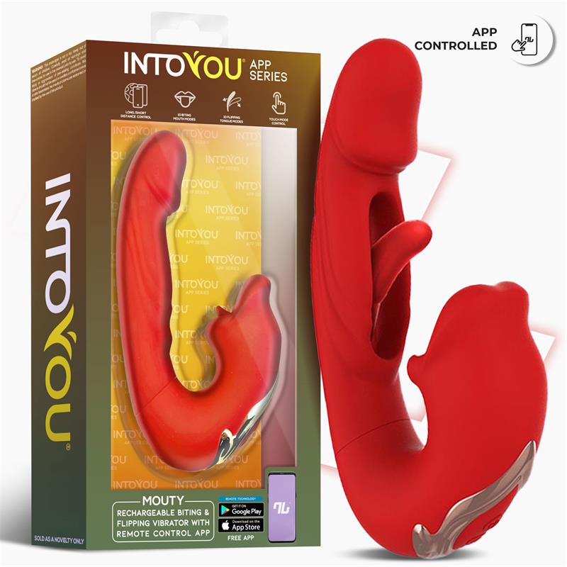 INTOYOU APP SERIES - MOUTY VIBE WITH BITING AND FLIPPING WITH APP