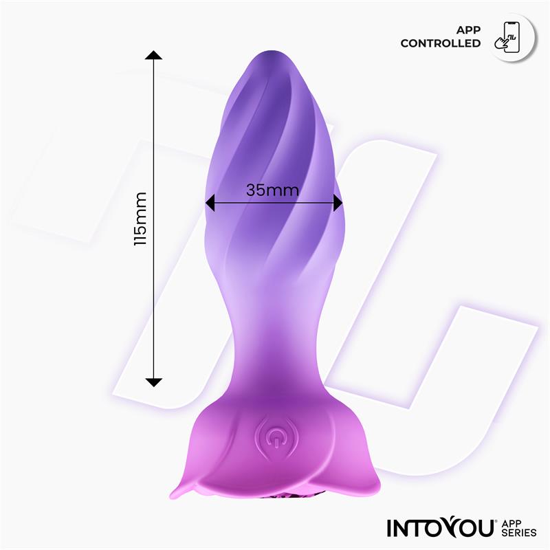 INTOYOU APP SERIES - MOXY BUTT PLUG WITH ROTATION 360º WITH APP