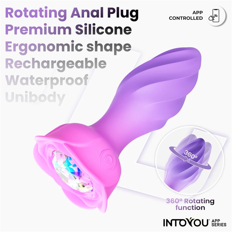INTOYOU APP SERIES - MOXY BUTT PLUG WITH ROTATION 360º WITH APP