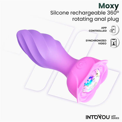 INTOYOU APP SERIES - MOXY BUTT PLUG WITH ROTATION 360º WITH APP
