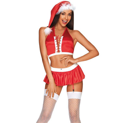 OBSESSIVE - COSTUME DE MÈRE NOËL 5 PIÈCES TAILLE XXL