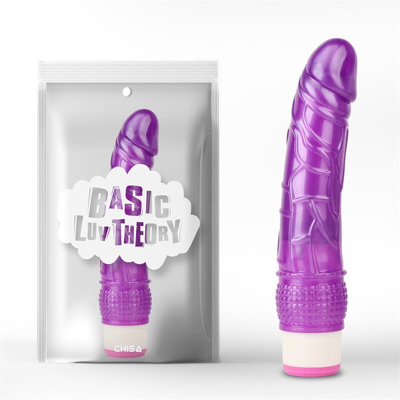 CHISA - VIBRADOR MULTIVELOCIDAD 20,5 CM VIOLETA