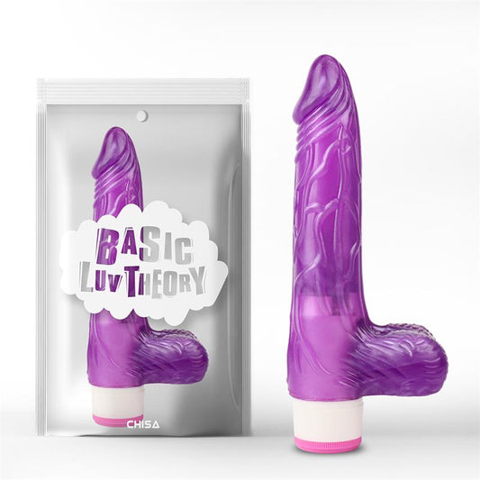 CHISA - MULTI-SPEED VIBE REALISTIC PURPLE 20 CM