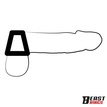 BEAST RINGS - MULTICOCKRING SILICONE 47 MM