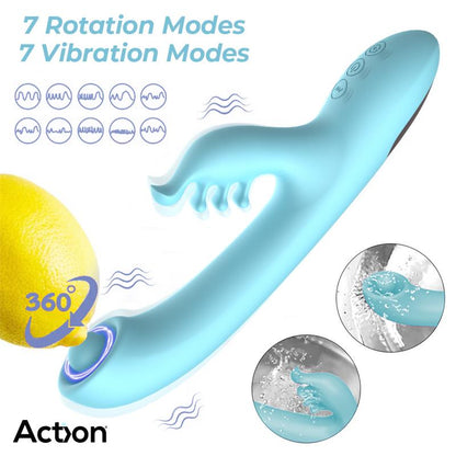 ACTION - MURLY SOFT MASSAGING BALL 360º CON VIBRACIÓN DOBLE - 3 MOTORES