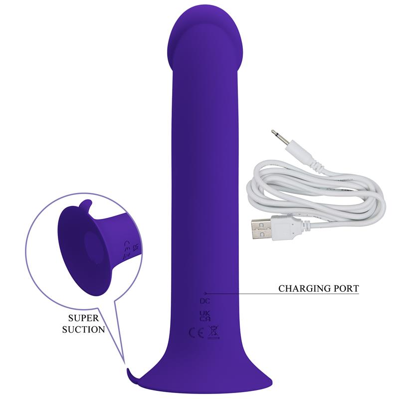 PRETTYLOVE - MURRAY YOUTH DILDO WITH VIBRATION AND PULSATION