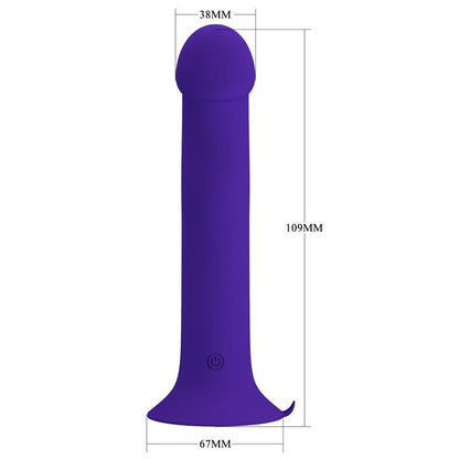 PRETTYLOVE - MURRAY YOUTH DILDO WITH VIBRATION AND PULSATION