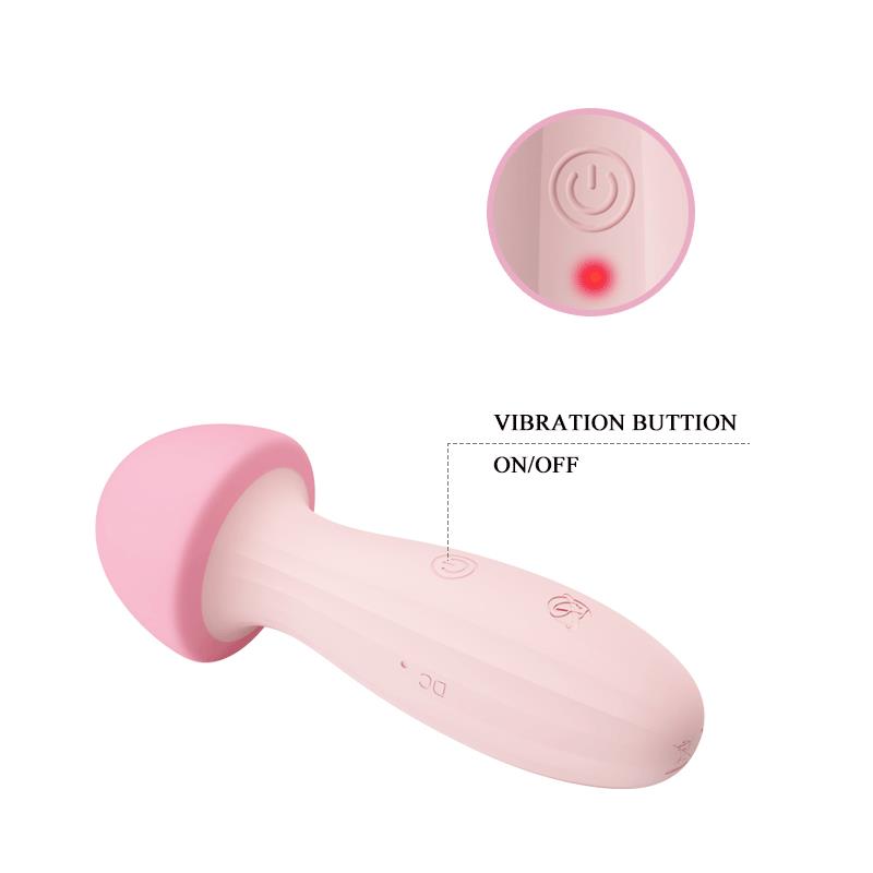 PRETTYLOVE - MUSHROOM VIBE/MASSAGER SILICONE USB